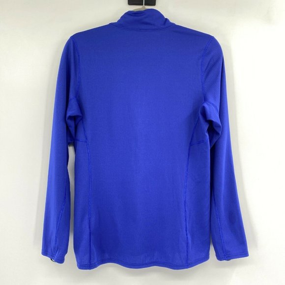 Patagonia Midweight Capilene Baselayer 1/2 Zip Pullover Shirt Blue Women's Small - Picture 8 of 10
